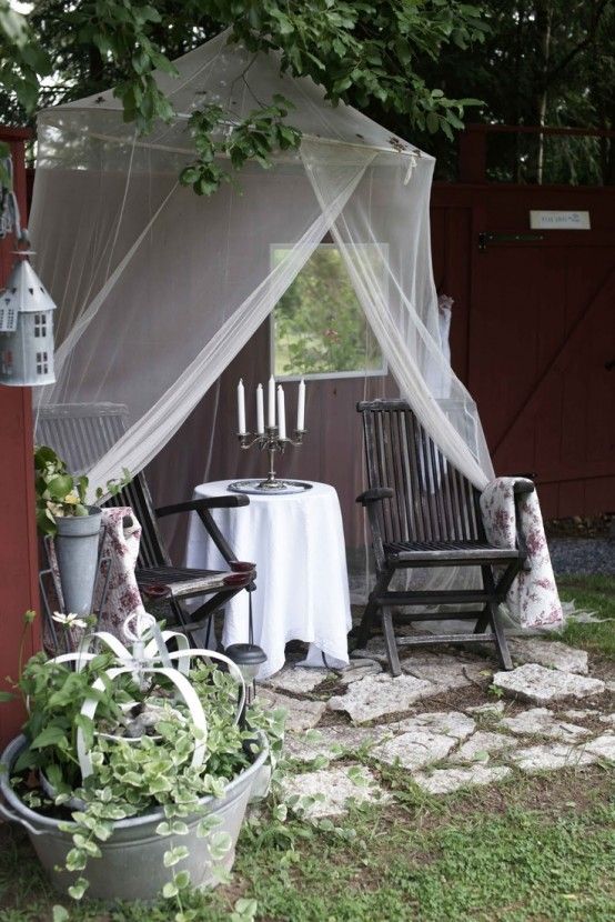 Cute and practical mosquito net ideas for outdoors |  Canopy.
