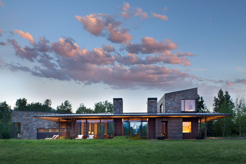 Carney Logan Burke Architects have designed a new rural home.