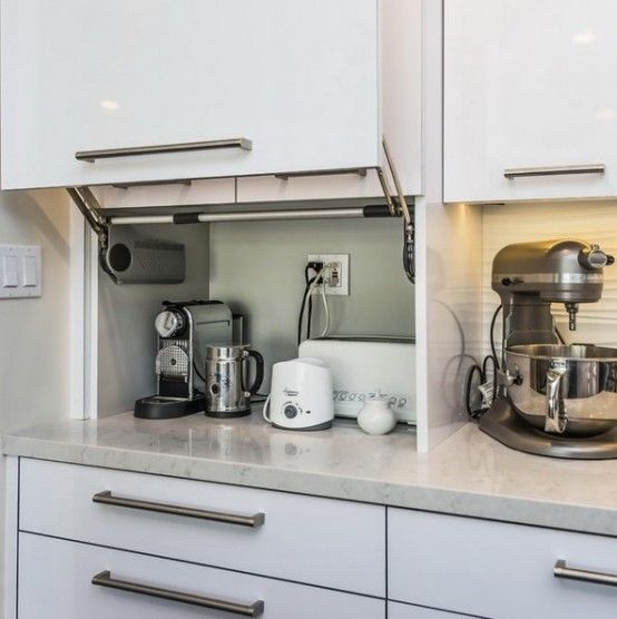 38 Smart Concealed Kitchen Storage Bins |  storage space in the kitchen.