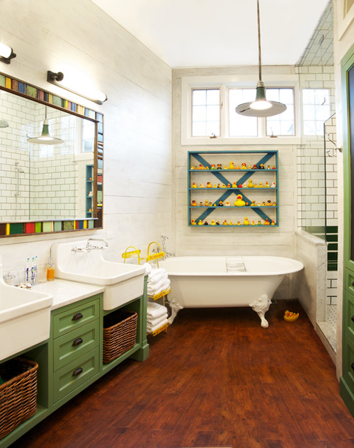 eclectic-bathroom-design · Home Dec