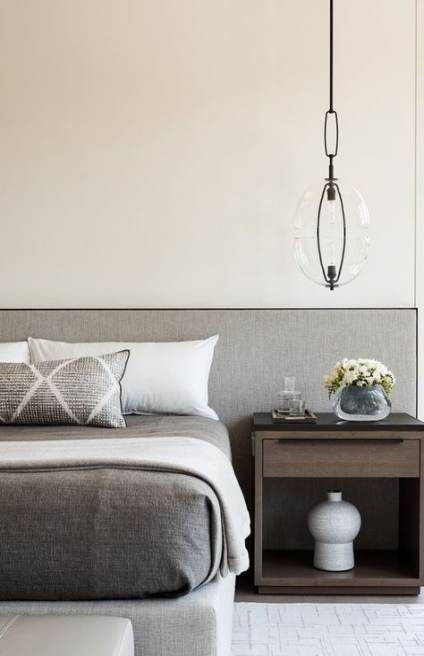 52+ Trendy Wall Color Bedroom Gray Headboards # Wall # Bedroom.