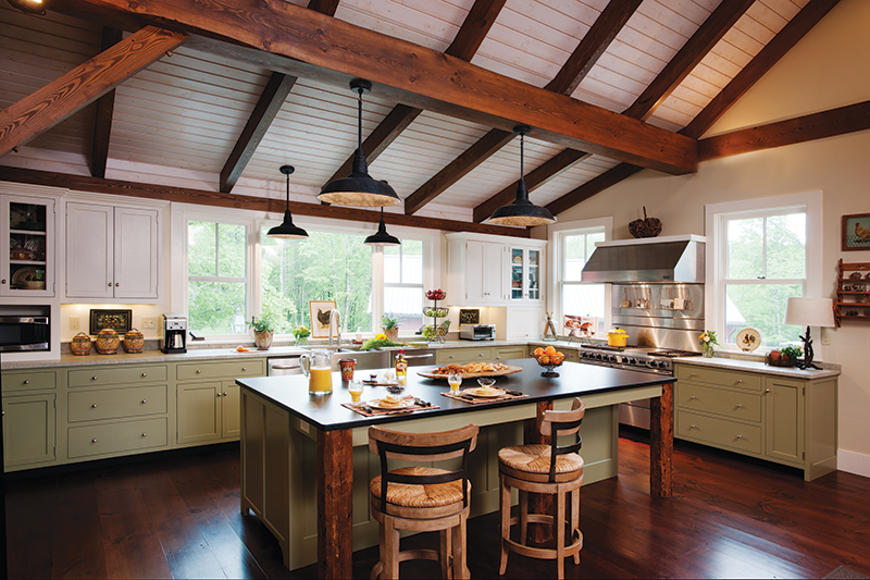 How to Design a Rustic Yet Modern Kitchen - New Hampshire Home.