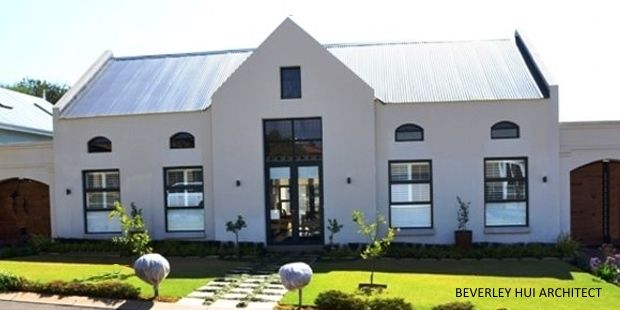 Modern Cape Dutch style - residential architecture project in.