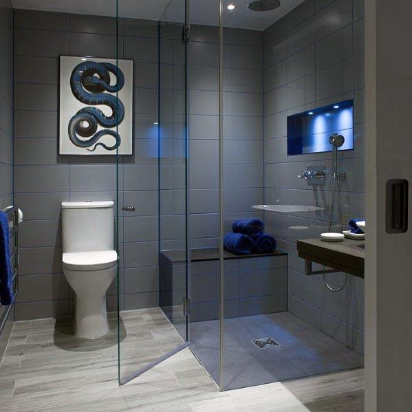 Top 60 Best Gray Bathroom Ideas - Interior Design Inspirati