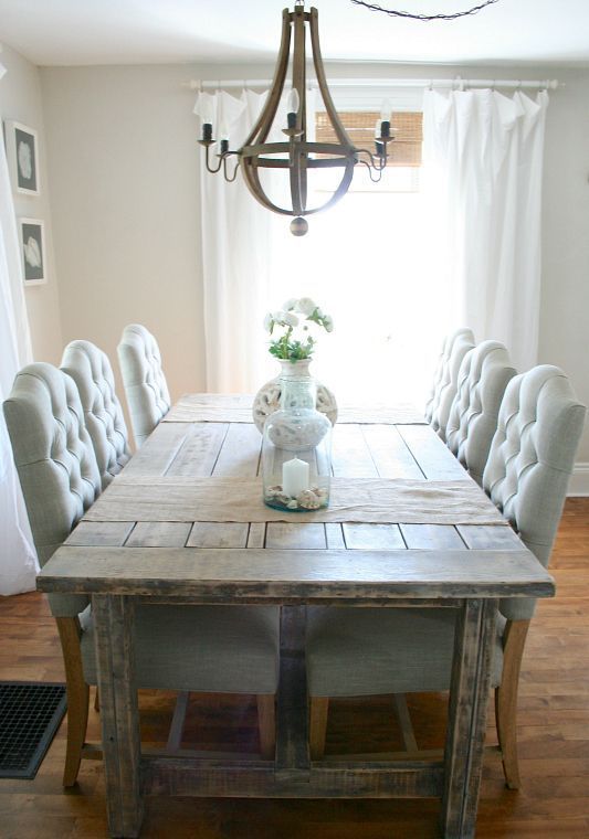 62 farmhouse dining rooms and zones to get inspired |  Sala there.