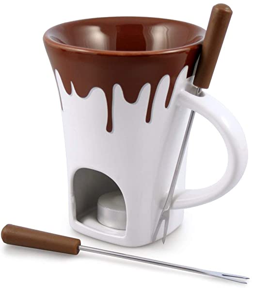 Amazon.com: Swissmar 4-Piece Nostalgic Chocolate Fondue Cup Set.