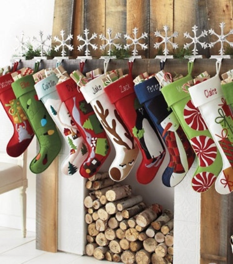 40 Christmas stockings and ideas for decoration - DigsDi