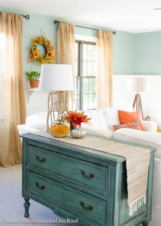 Colorful Fall Decorating Ideas - Our Fall Home Tour (with pictures.