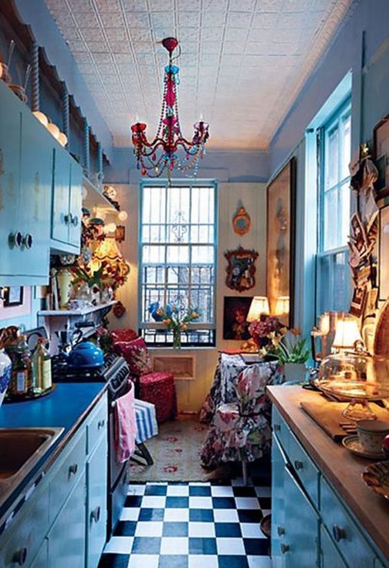 35 colorful boho chic kitchen ideas to decorate your room - VimDec
