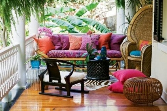39 Awesome Bohemian Front Porch Decorating Ideas - DigsDi