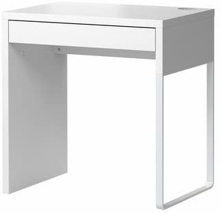 Ikea MICKE-Desk, white-73x50 cm: Amazon.co.uk: Kitchen & Ho