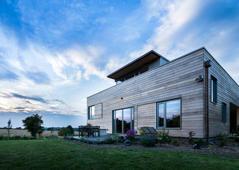 Mole Architects' cedar clad Stackyard home is Rector based
