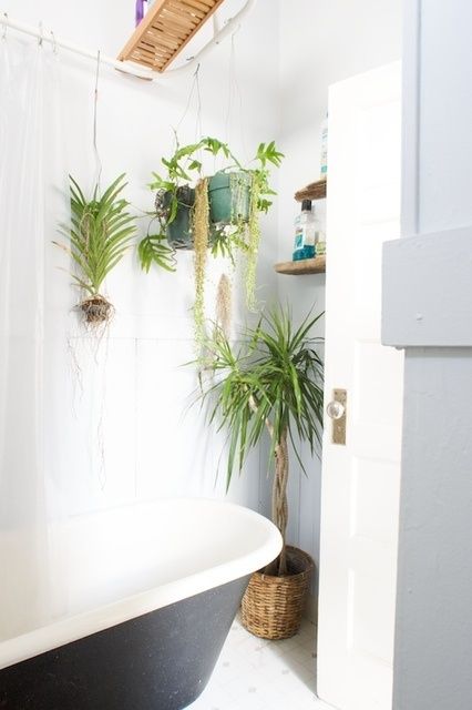 49 bathroom design ideas with plants and flowers - ideal for spring.