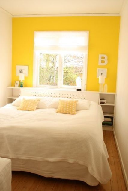 Add yellow to your bedroom