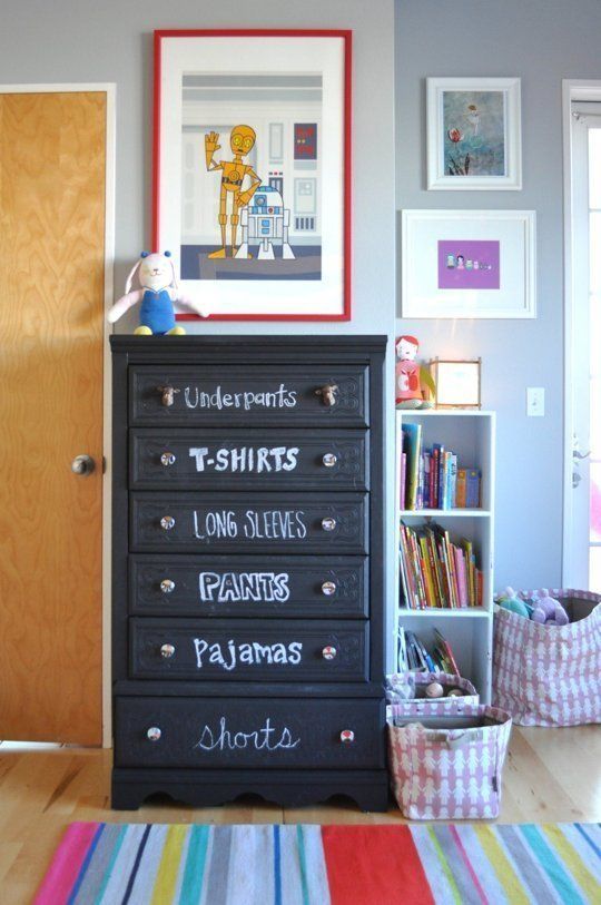 Awesome chalkboard decor ideas for kids room