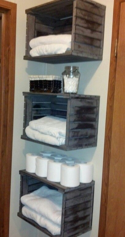 Bath towel storage ideas