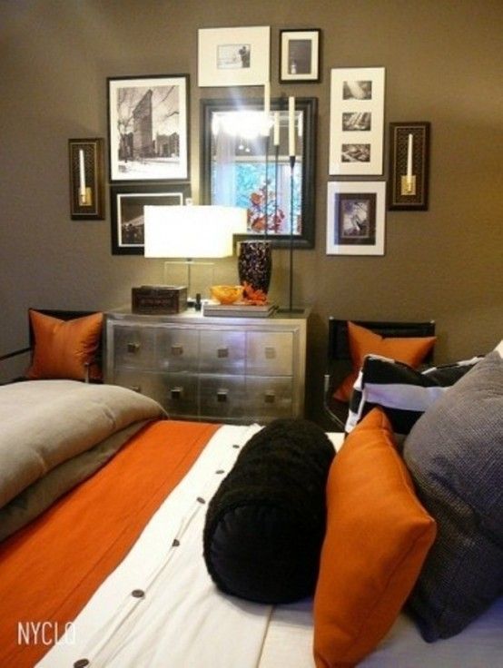 Bedroom decorating ideas in fall colors