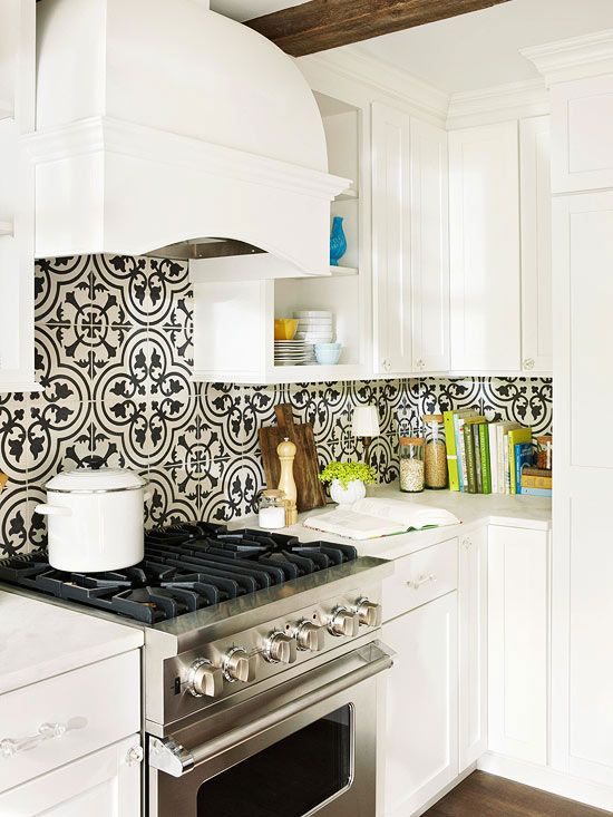 Ceramic Tile Kitchen Backsplashes Catch Eye
