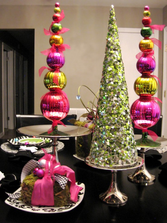 Christmas balls and ideas how to use them in decor