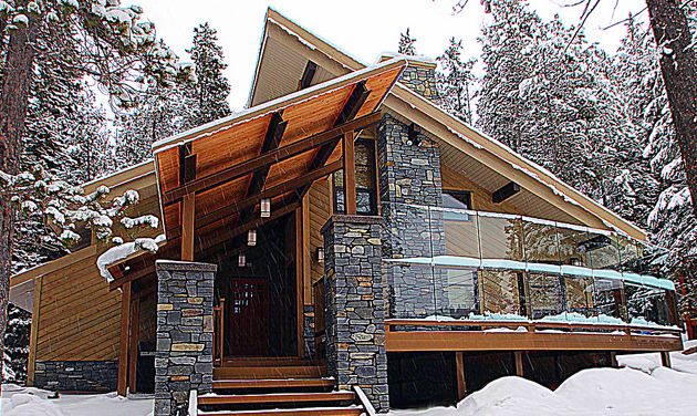 Contemporary alpine house