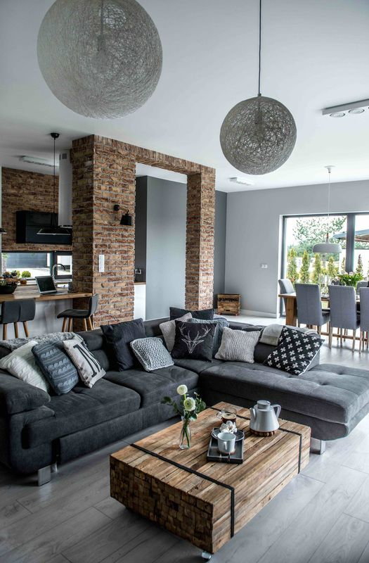 Contemporary house in shades of gray