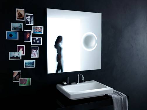 Contemporary mirrors with magnifying glass from Ideal Standard
