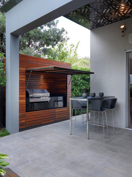 Cool outdoor BBQ areas