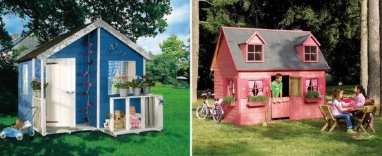 Cool outdoor children’s playhouses from Cerland