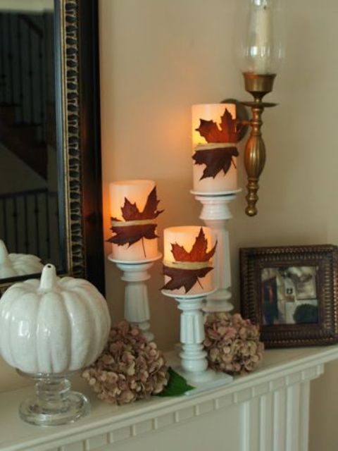 Cozy and cute candle decor ideas for fall