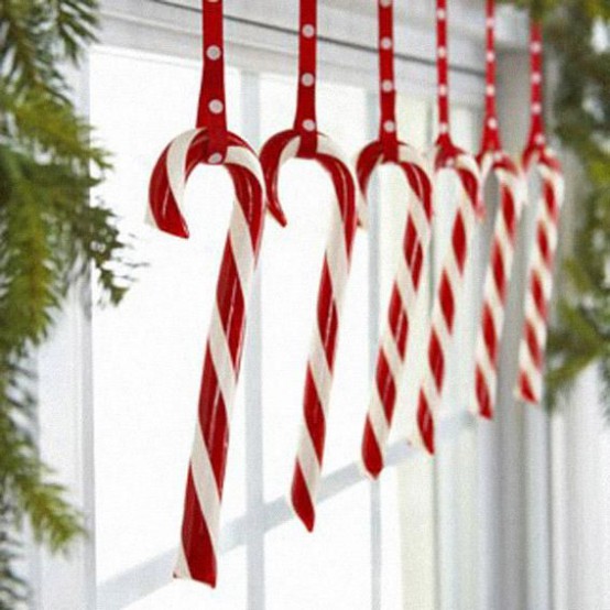 Fun candy cane Christmas decor ideas for your home