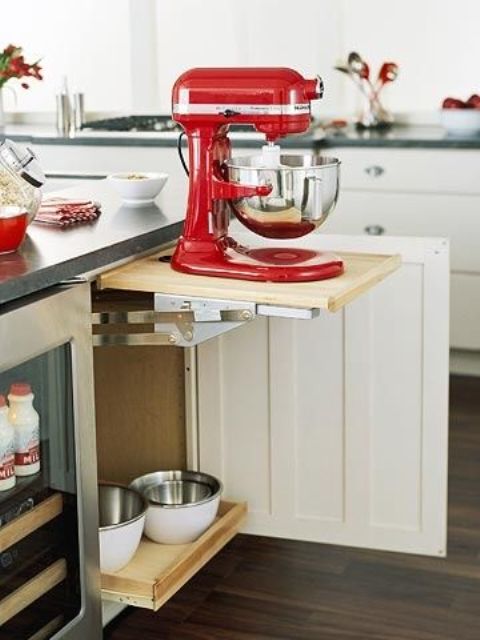 Home mixer stations that make cooking more convenient
