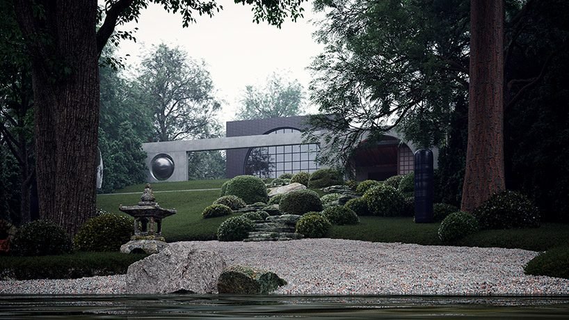 sergey makhno is building a japanese garden in the ukrainian suburb