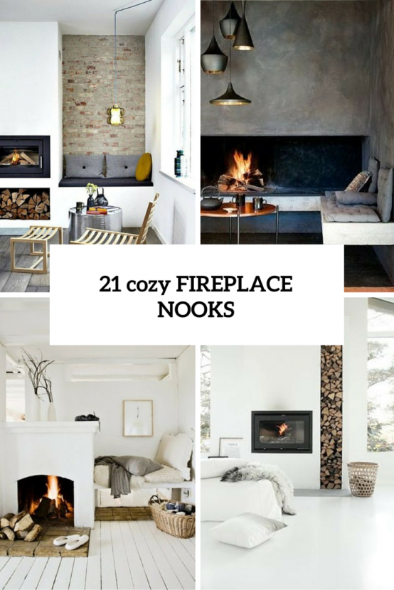 Incredibly cozy and comfy inglenook fireplaces to curl up in