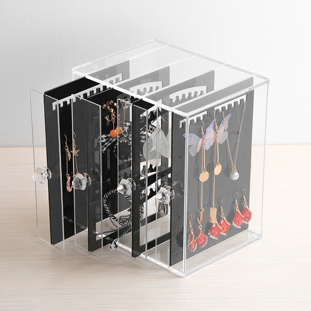 Jewelry organizer with doors to better protect your jewelry