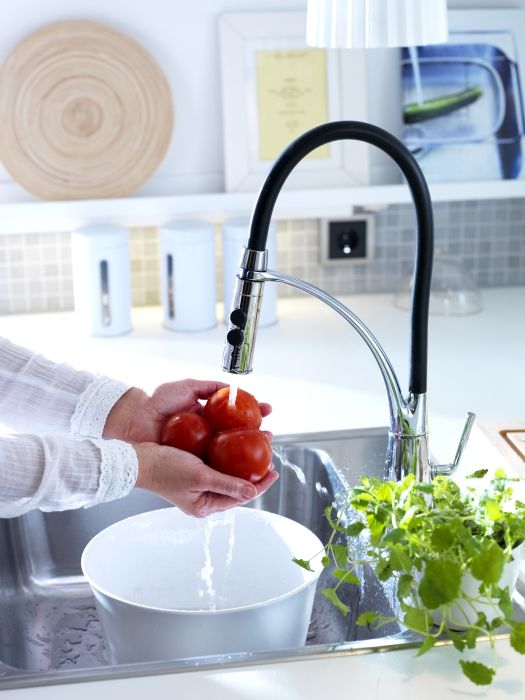 Kitchen and bathroom trend flowing faucets