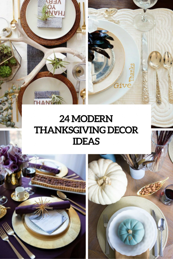 Modern Thanksgiving Decor Ideas
