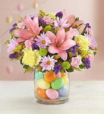 Original Easter flower arrangements