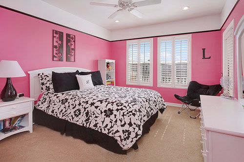 Pink Black Bedroom Decor Ideas