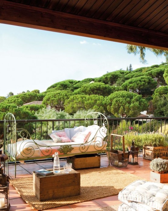 Refined Provence Inspired Patio Decor Ideas