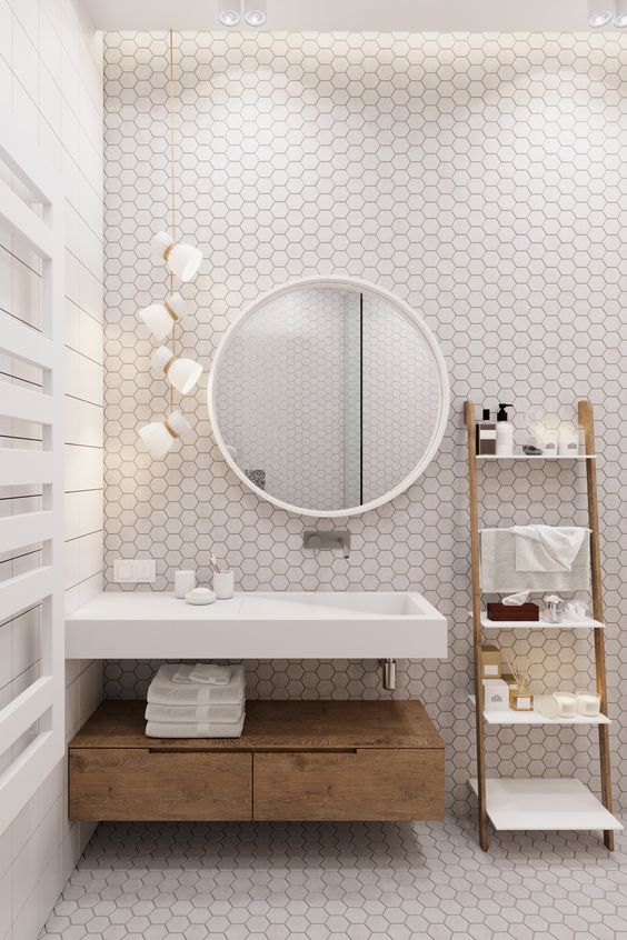 Relaxing Scandinavian bathroom designs