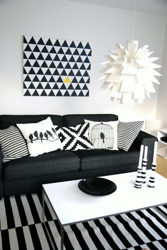 Stylish geometric decor ideas for your living room