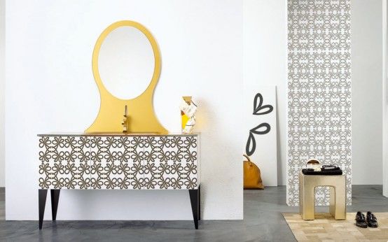 Tanteante Harmonic bathroom furniture by Flli Branchetti