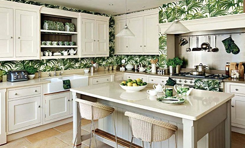 Tropical kitchen decor ideas