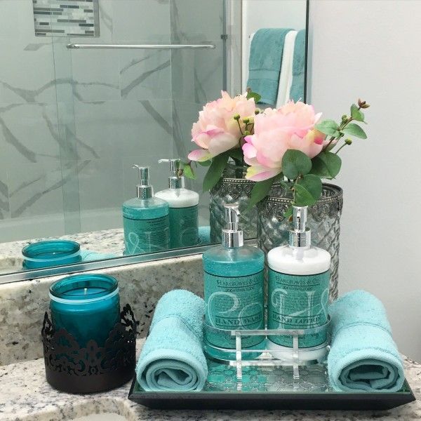 Turquoise bathroom decor ideas