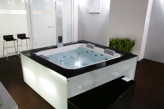 Ultra modern spa baths by Hoesch