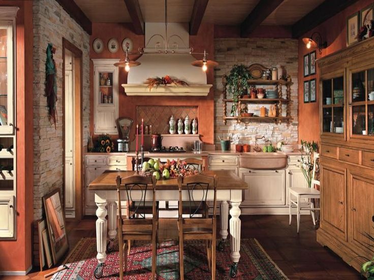 Vintage English country kitchen