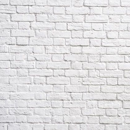 White brick walls