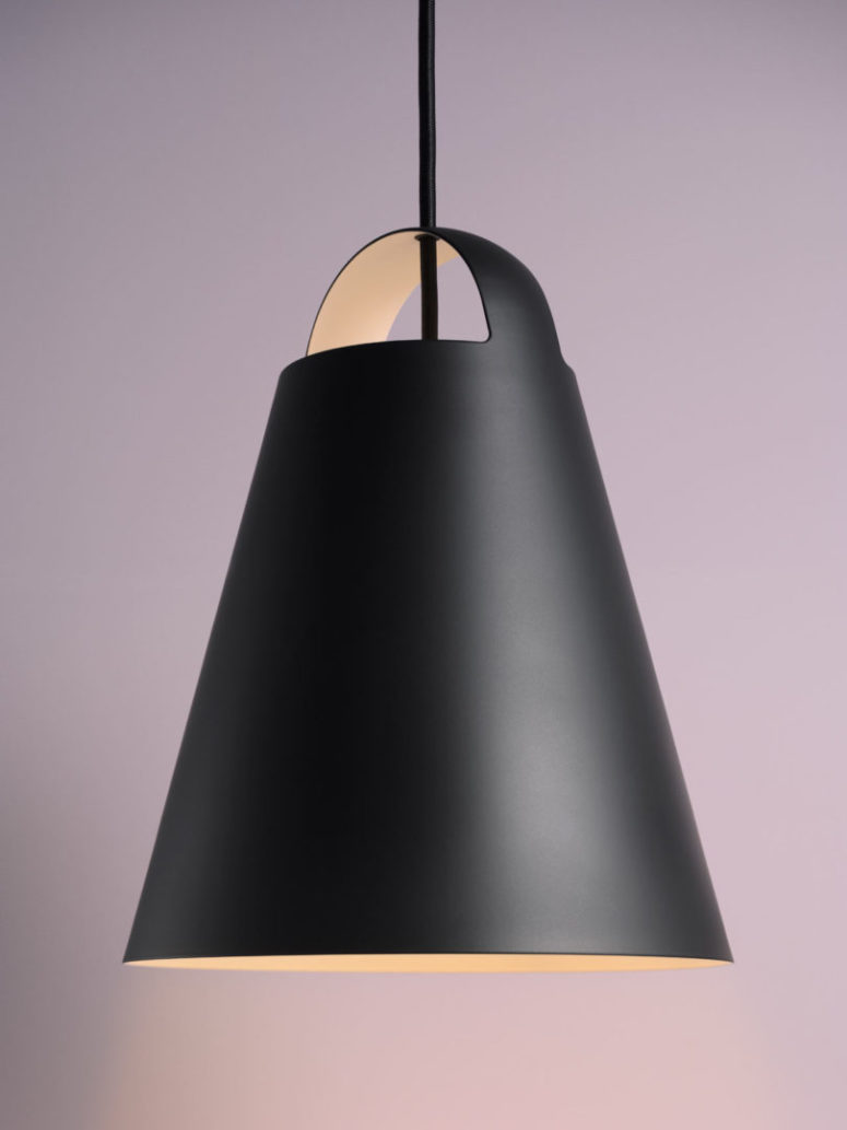 About pendant lamp with an organic minimalist shape