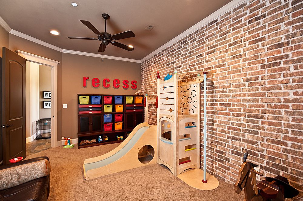 Brick walls for children’s rooms