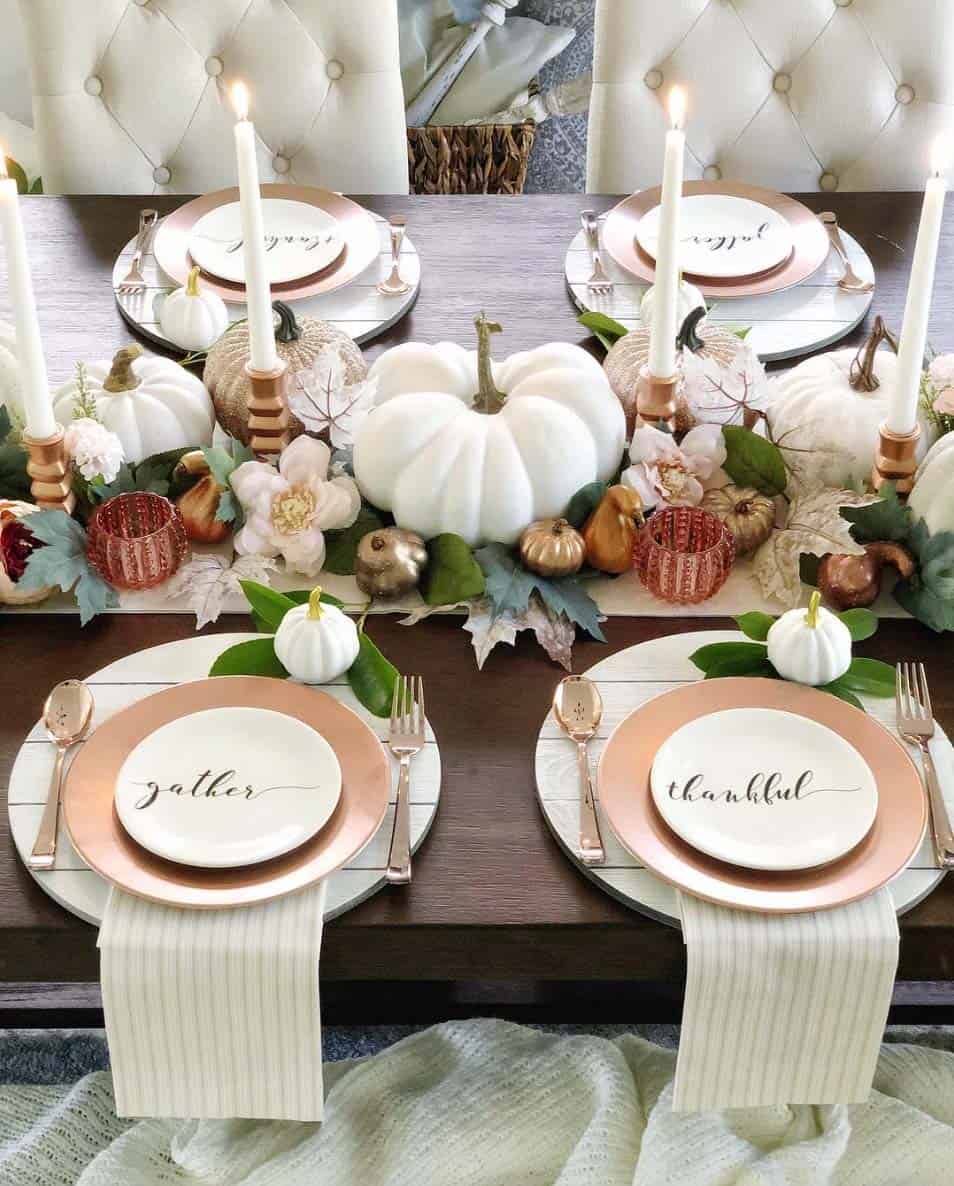 Fall table decoration ideas